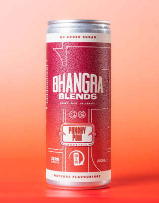 Premium no added sugar Indian inspired ready to drink mocktail UK with pomegranate flavour. Non alcoholic